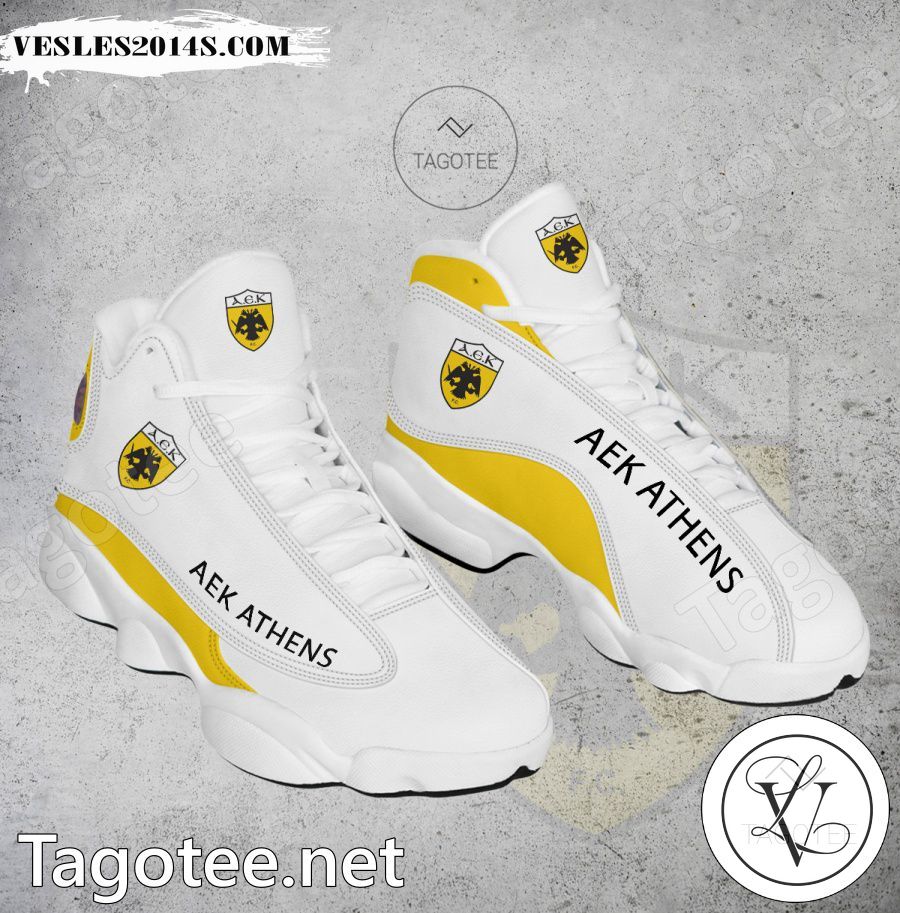 AEK Athens Logo Air Jordan 13 Shoes AEK Athens Logo Air Jordan 13 Shoes