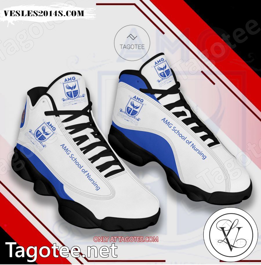 AMG-School-of-Nursing Logo Air Jordan 13 Shoes - BiShop a
