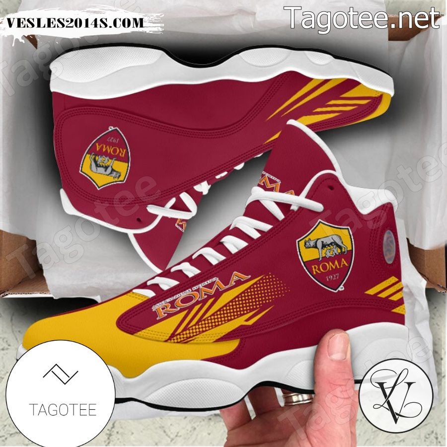 AS Roma Club Air Jordan 13 Shoes-a