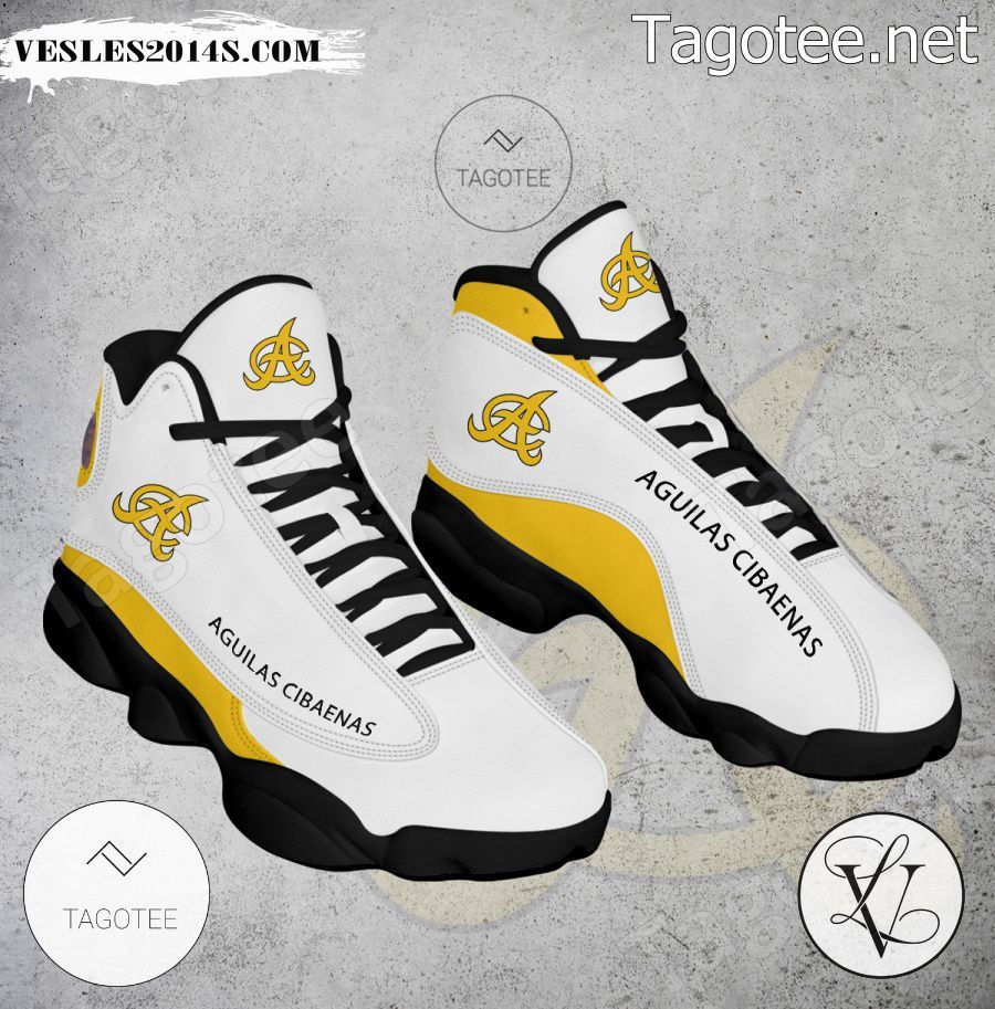 Aguilas Cibaenas Logo Air Jordan 13 Shoes - EmonShop-a