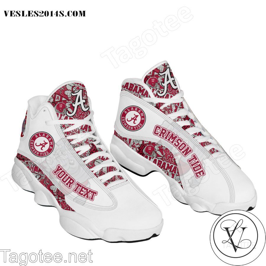 Alabama Crimson Tide Air Jordan 13 Shoes-a