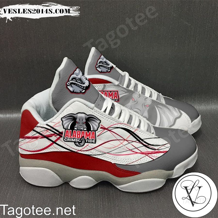 Alabama Crimson Tide Winter Abstract Digital Painting Air Jordan 13 Shoes Alabama Crimson Tide Winter Abstract Digital Painting Air Jordan 13 Shoes