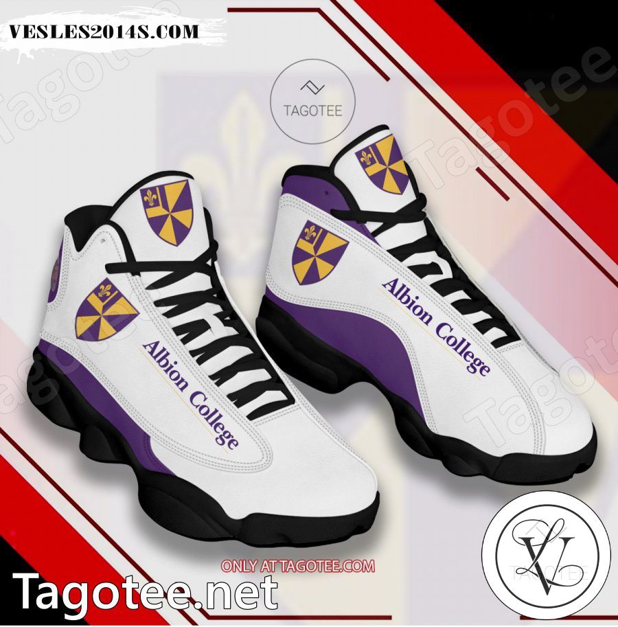 Albion-College Logo Air Jordan 13 Shoes - BiShop a