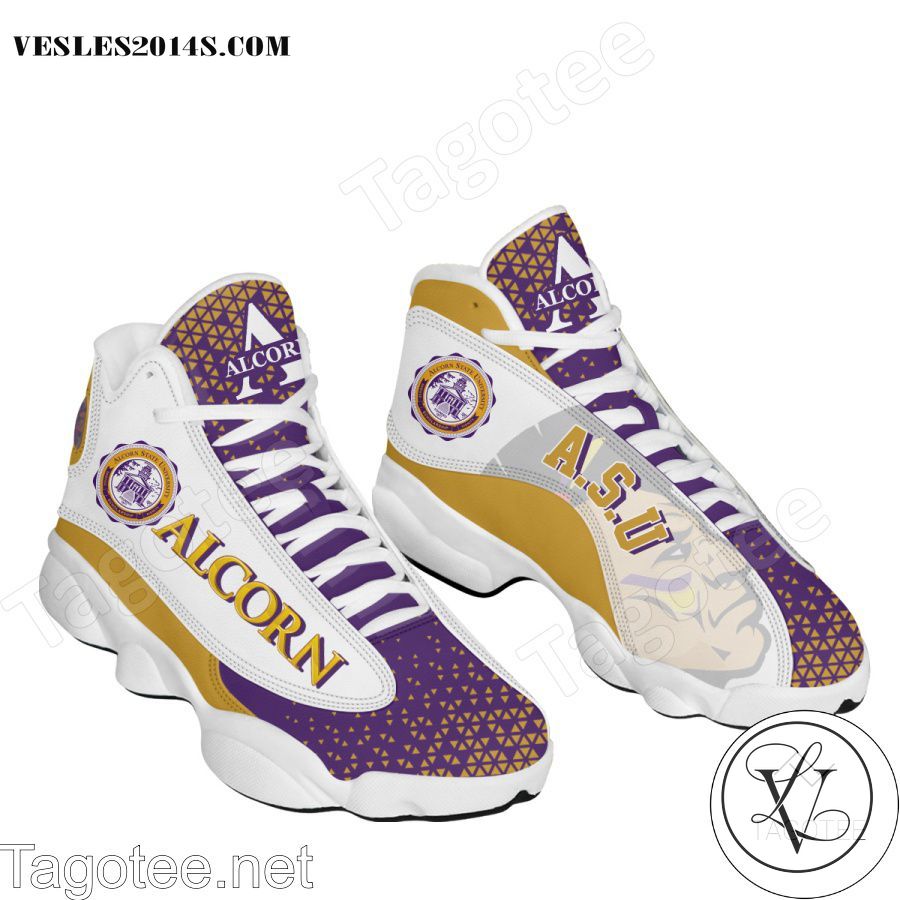 Alcorn State Braves Air Jordan 13 Shoes-a