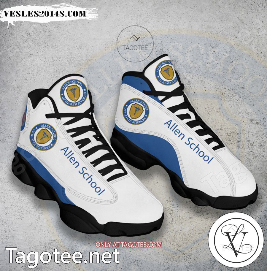 Allen-School Logo Air Jordan 13 Shoes - BiShop a