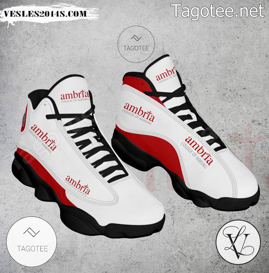 Ambria College of Nursing Logo Air Jordan 13 Shoes - EmonShop-a