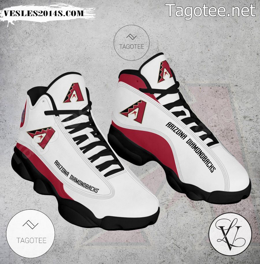 Arizona Diamondbacks Logo Air Jordan 13 Shoes - EmonShop-a