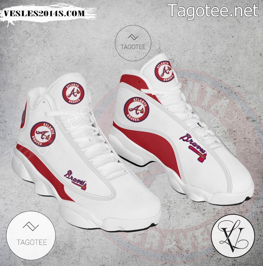 Atlanta Braves Logo Air Jordan 13 Shoes Atlanta Braves Logo Air Jordan 13 Shoes