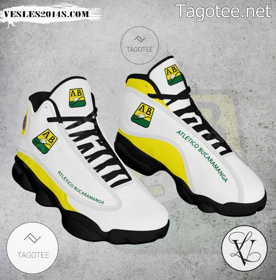 Atletico Bucaramanga Logo Air Jordan 13 Shoes - EmonShop-a