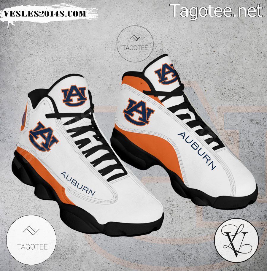 Auburn NCAA Logo Air Jordan 13 Shoes - BiShop-a