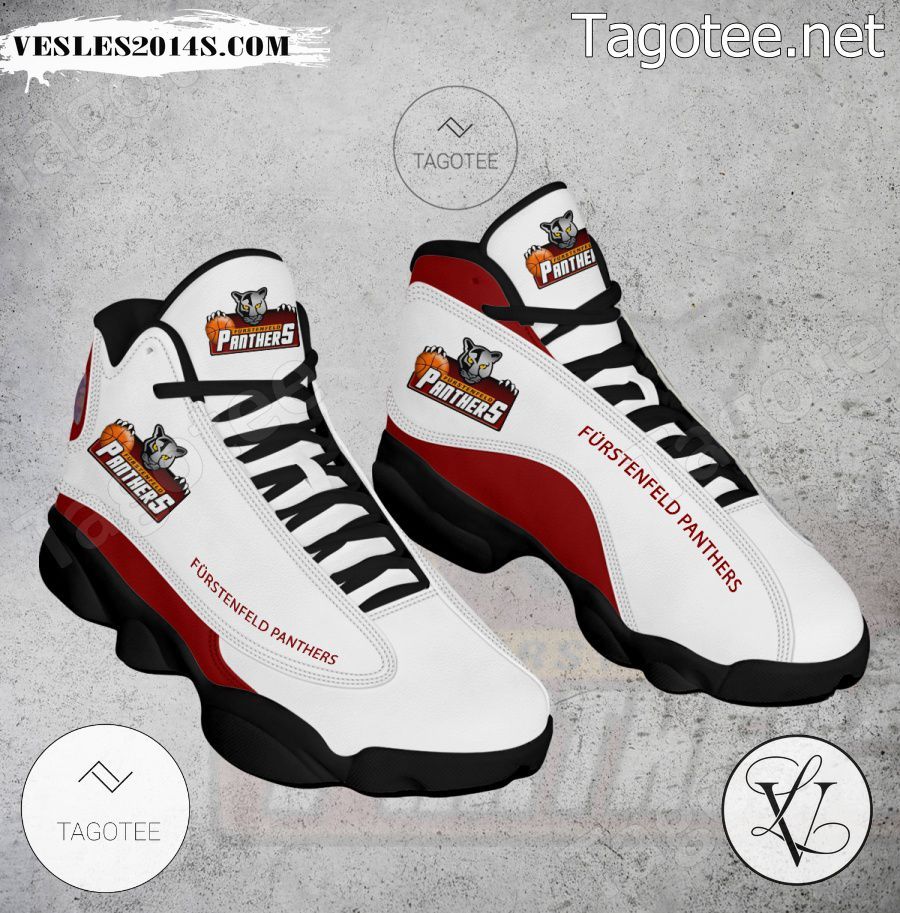 BSC Furstenfeld Panthers Logo Air Jordan 13 Shoes - EmonShop-a