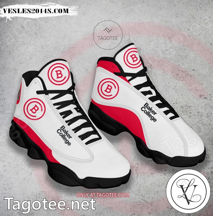 Baker-College Logo Air Jordan 13 Shoes - BiShop a