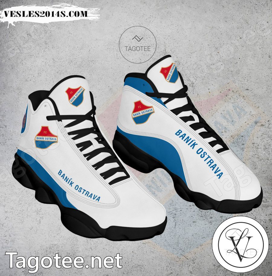 Banik Ostrava Logo Air Jordan 13 Shoes - EmonShop-a