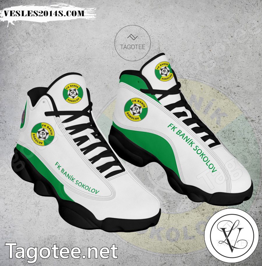 Banik Sokolov Logo Air Jordan 13 Shoes - EmonShop-a