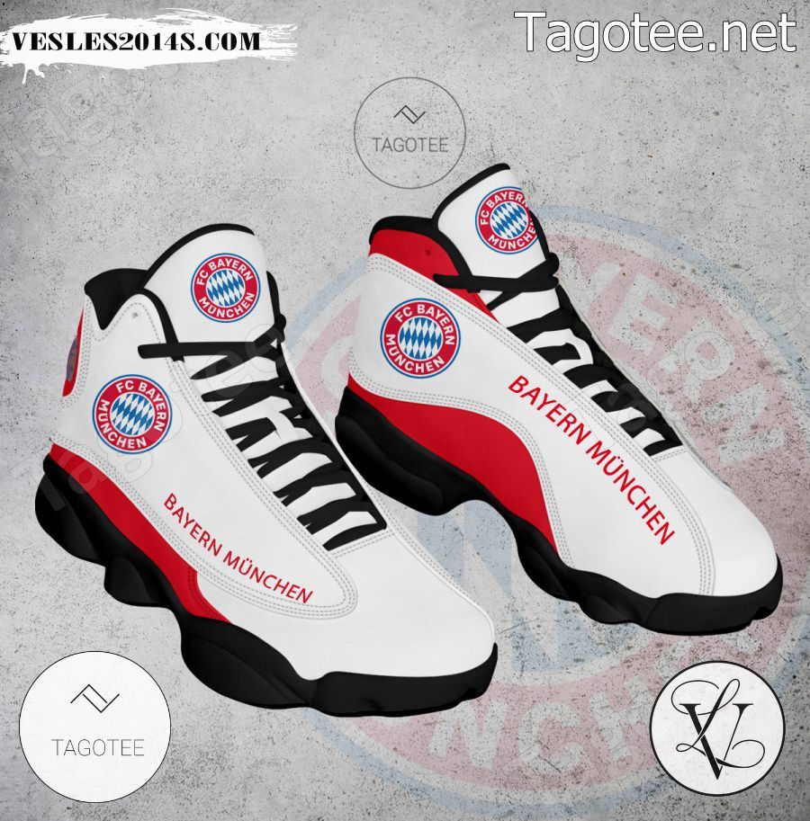 Bayern München Logo Air Jordan 13 Shoes - BiShop-a