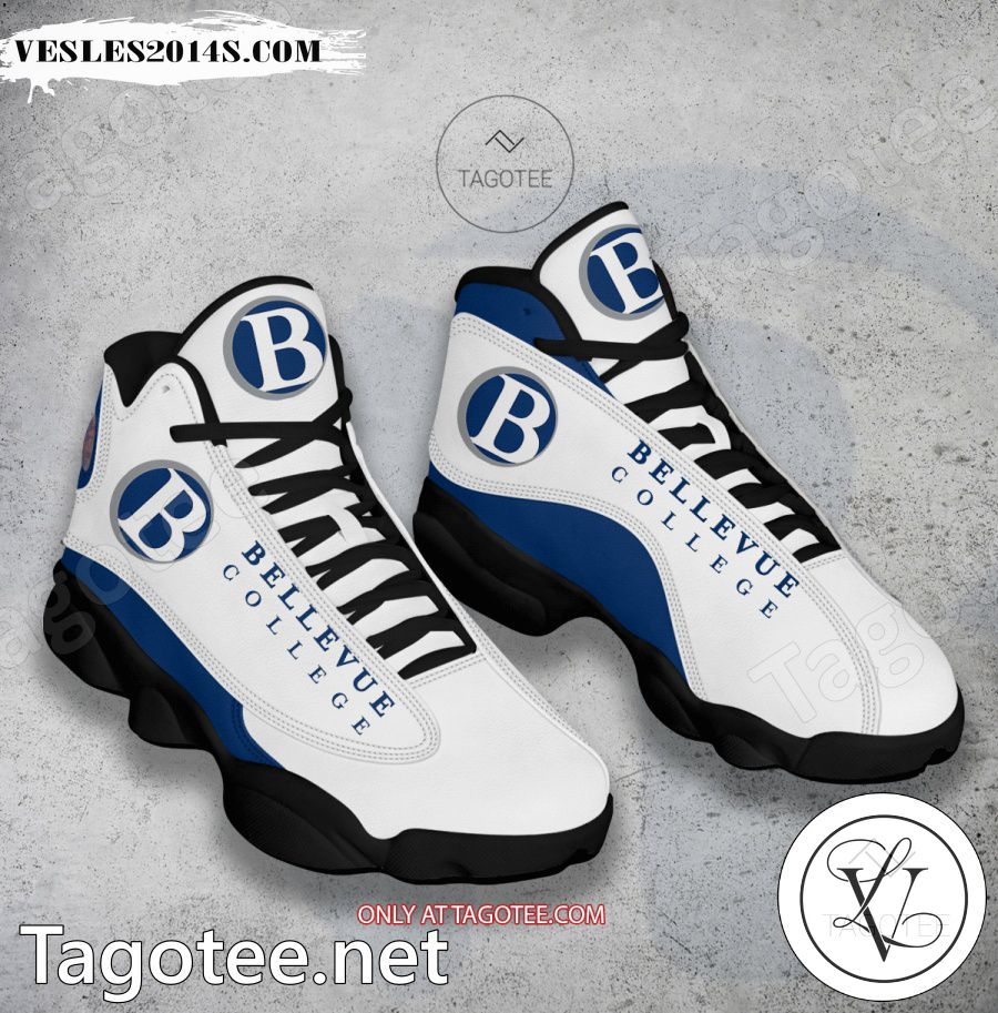 Bellevue-College Logo Air Jordan 13 Shoes - BiShop a