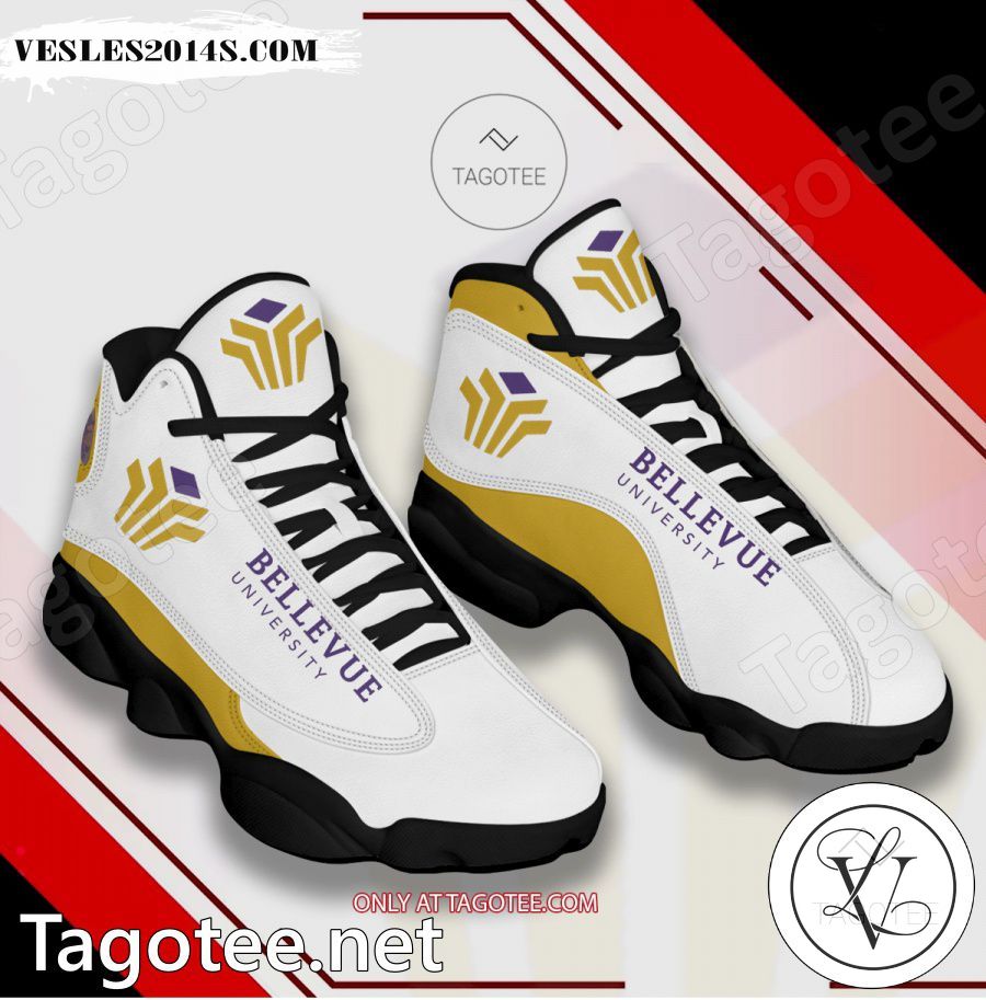 Bellevue-University Logo Air Jordan 13 Shoes - BiShop a