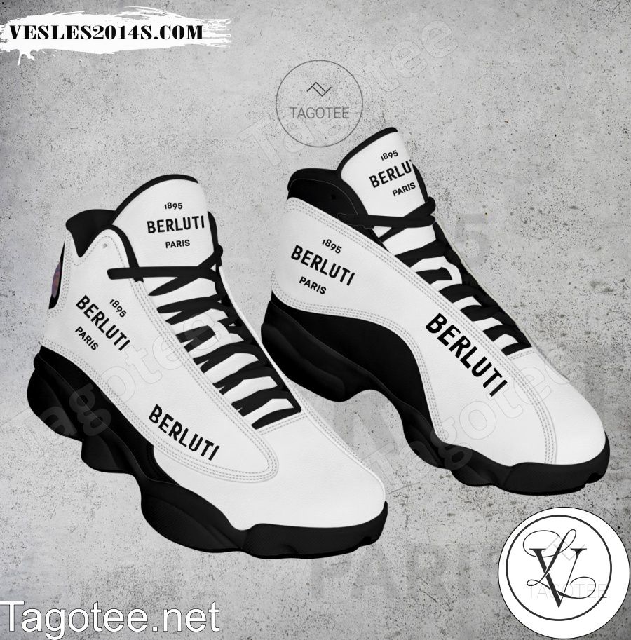 Berluti Logo Air Jordan 13 Shoes - EmonShop-a