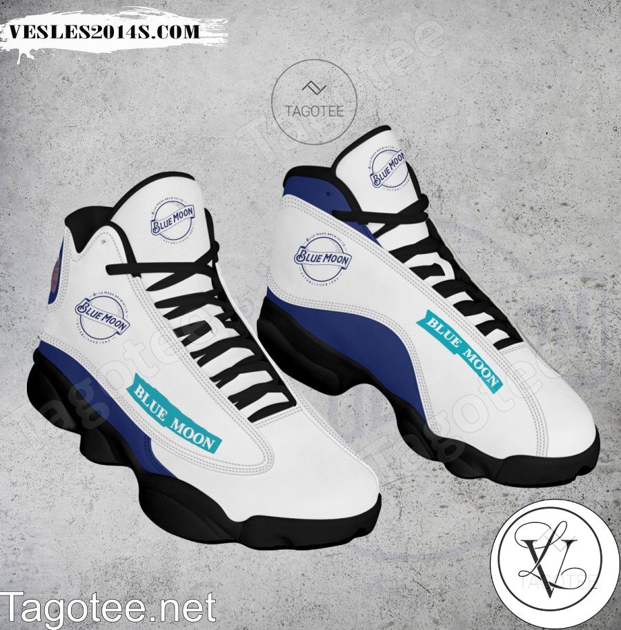 Blue Moon Logo Air Jordan 13 Shoes - MiuShop-a