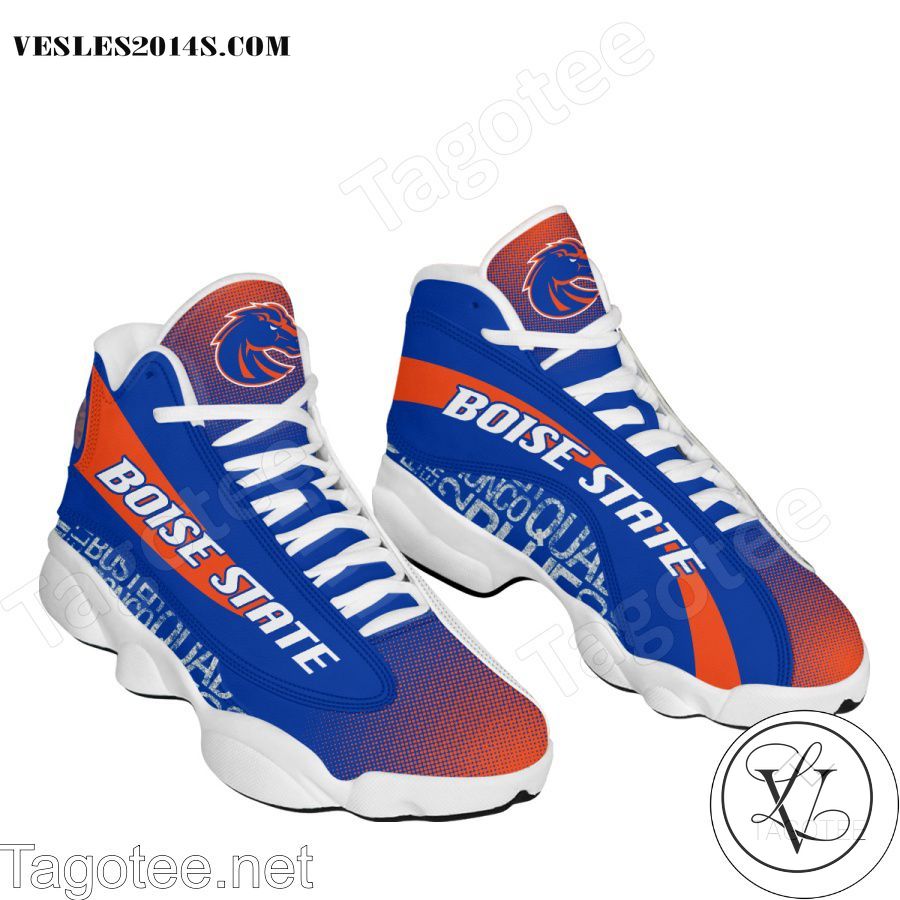 Boise State Broncos Air Jordan 13 Shoes-a