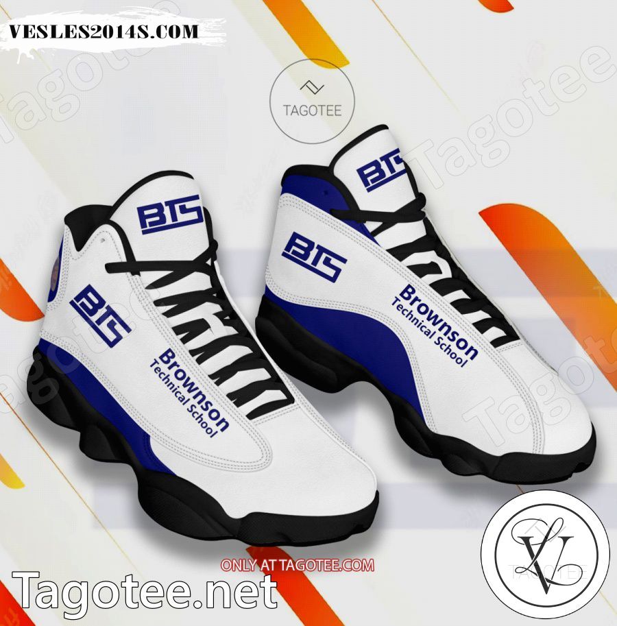 Brownson-Technical-School Logo Air Jordan 13 Shoes - BiShop a