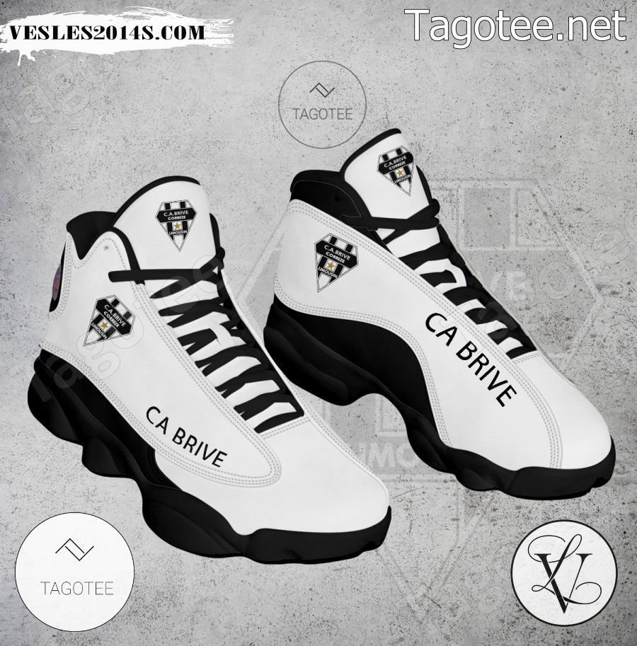 CA Brive Logo Air Jordan 13 Shoes - EmonShop-a