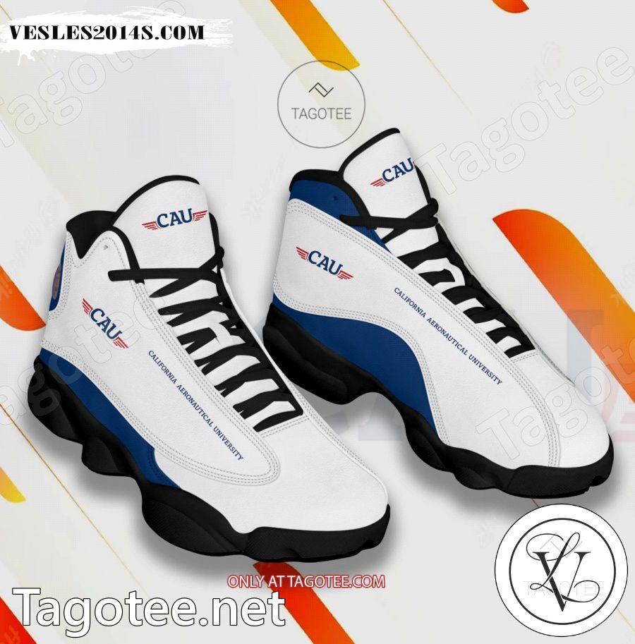 California-Aeronautical-University Logo Air Jordan 13 Shoes - BiShop a