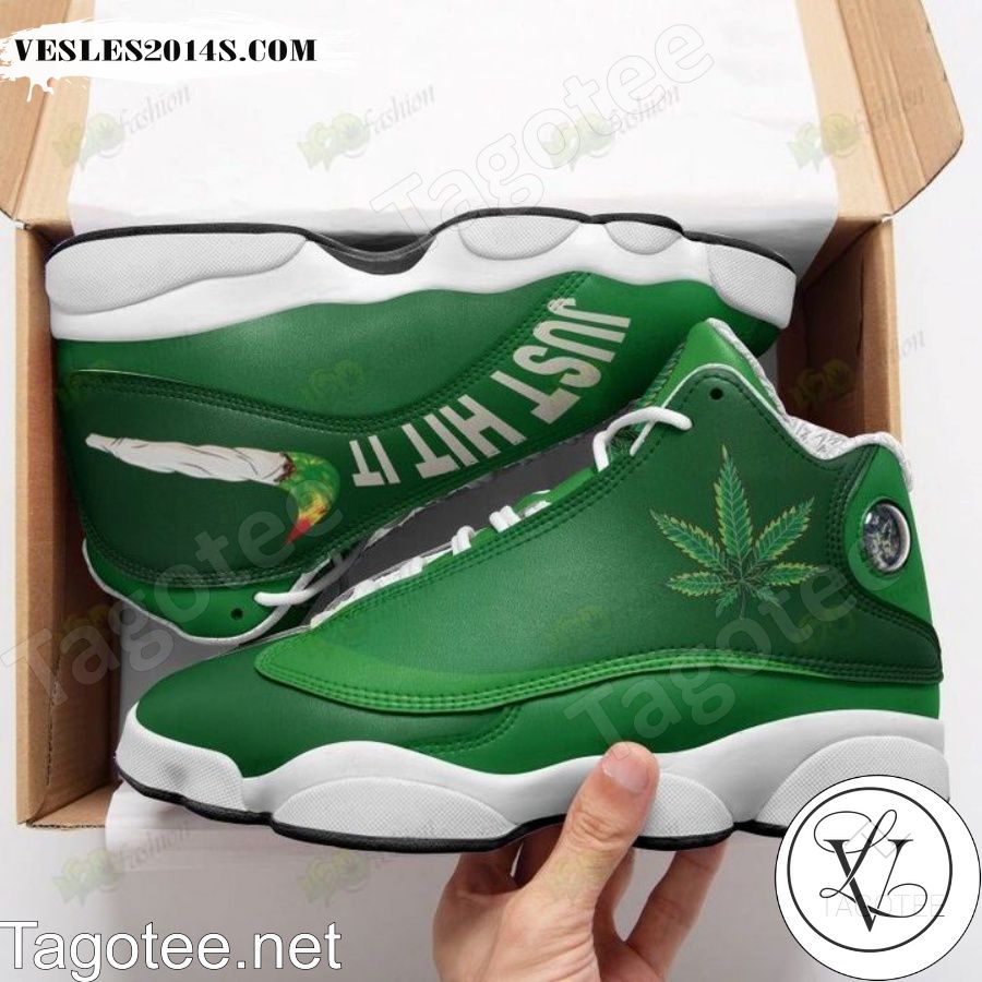 Cannabis Just Hit It Green Air Jordan 13 Shoes Cannabis Just Hit It Green Air Jordan 13 Shoes