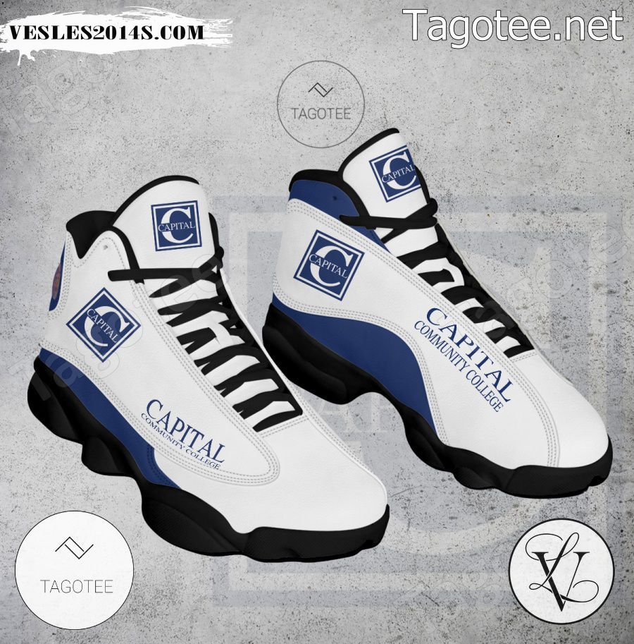 Capital Community College Logo Air Jordan 13 Shoes - EmonShop-a