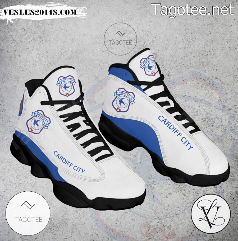 Cardiff City Logo Air Jordan 13 Shoes - BiShop-a
