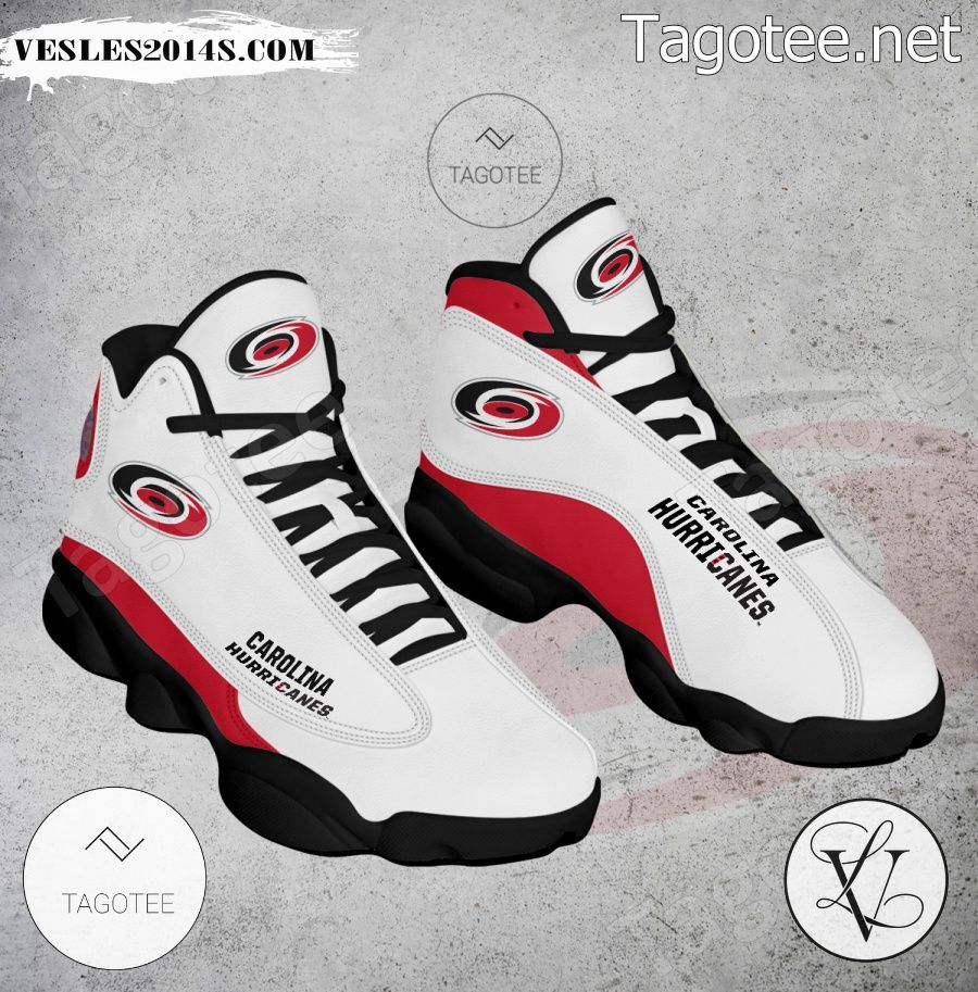 Carolina Hurricanes Logo Air Jordan 13 Shoes - EmonShop-a