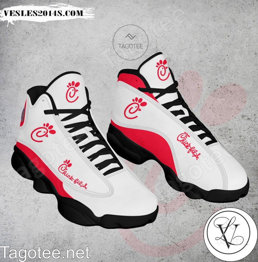 Chick-fil-A Logo Air Jordan 13 Shoes - EmonShop-a