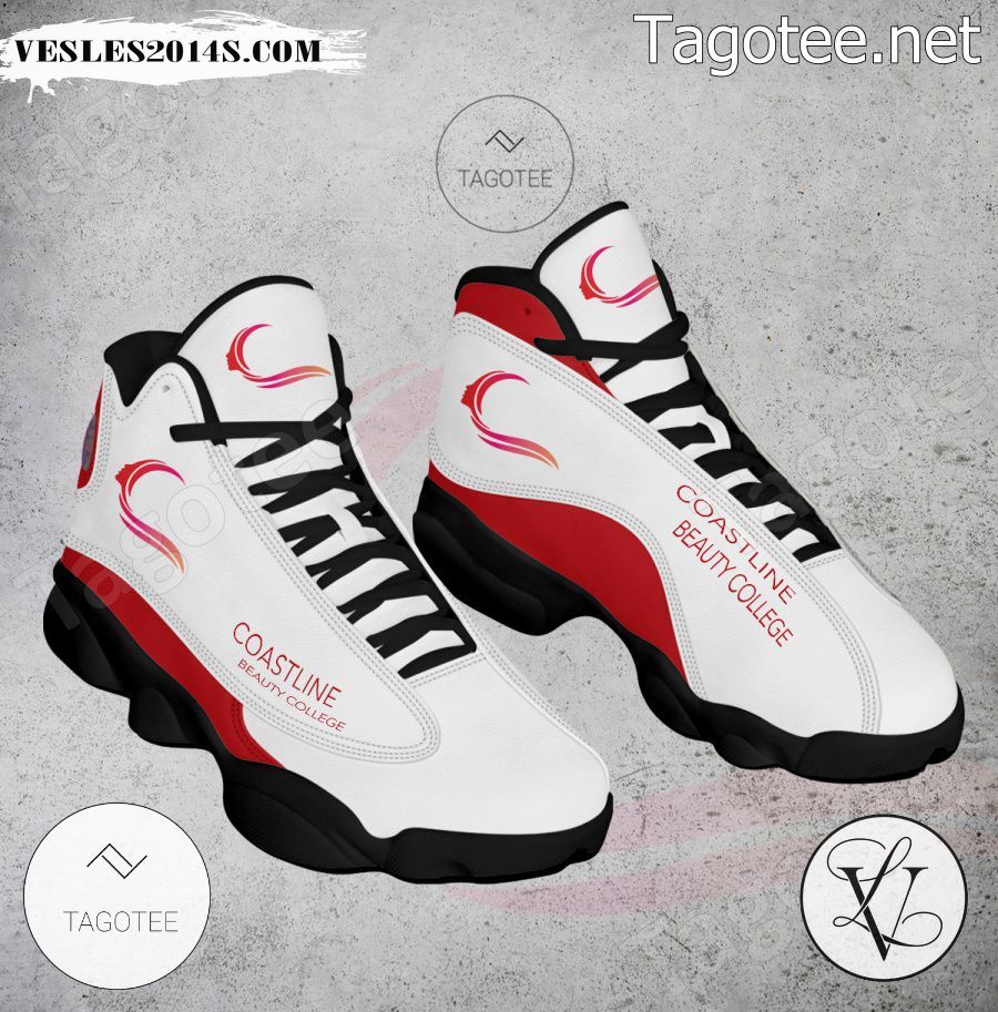 Coastline Beauty College Logo Air Jordan 13 Shoes - EmonShop-a