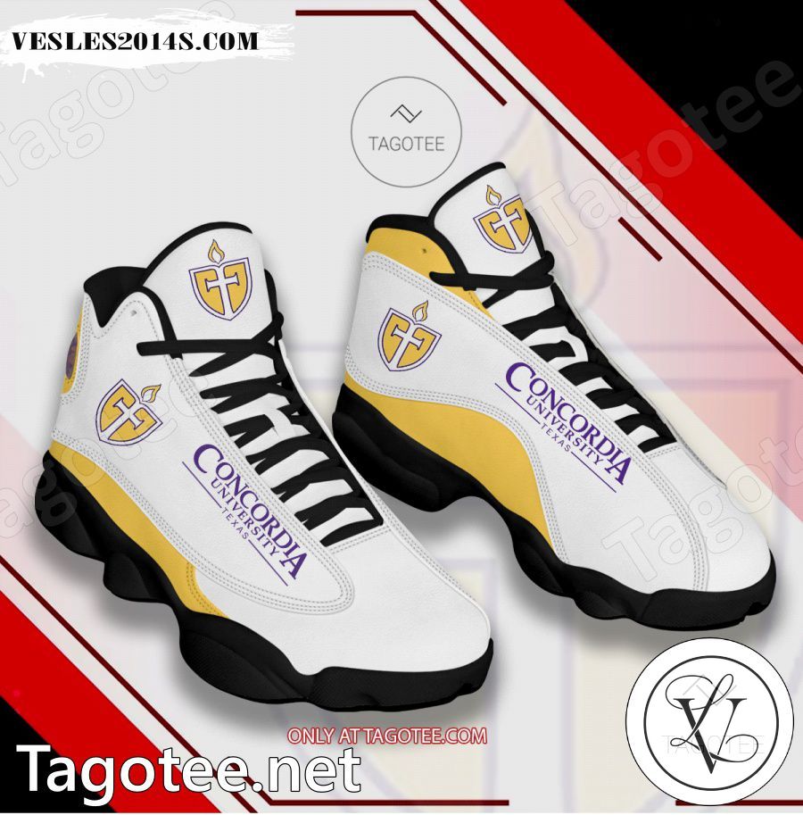 Concordia-University-Texas Logo Air Jordan 13 Shoes - BiShop a
