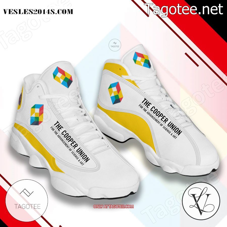 Cooper-Union-for-the-Advancement-of-Science-and-Art-Logo-Air-Jordan-13-Shoes-1