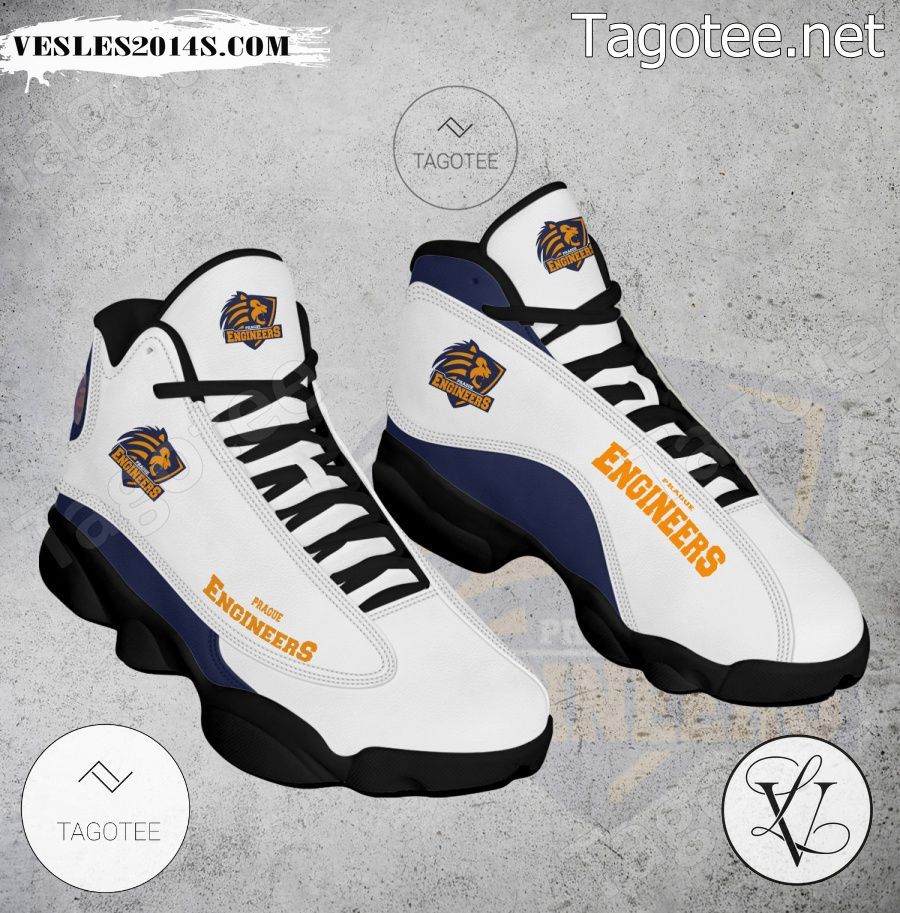 Engineers Prague Logo Air Jordan 13 Shoes - EmonShop-a