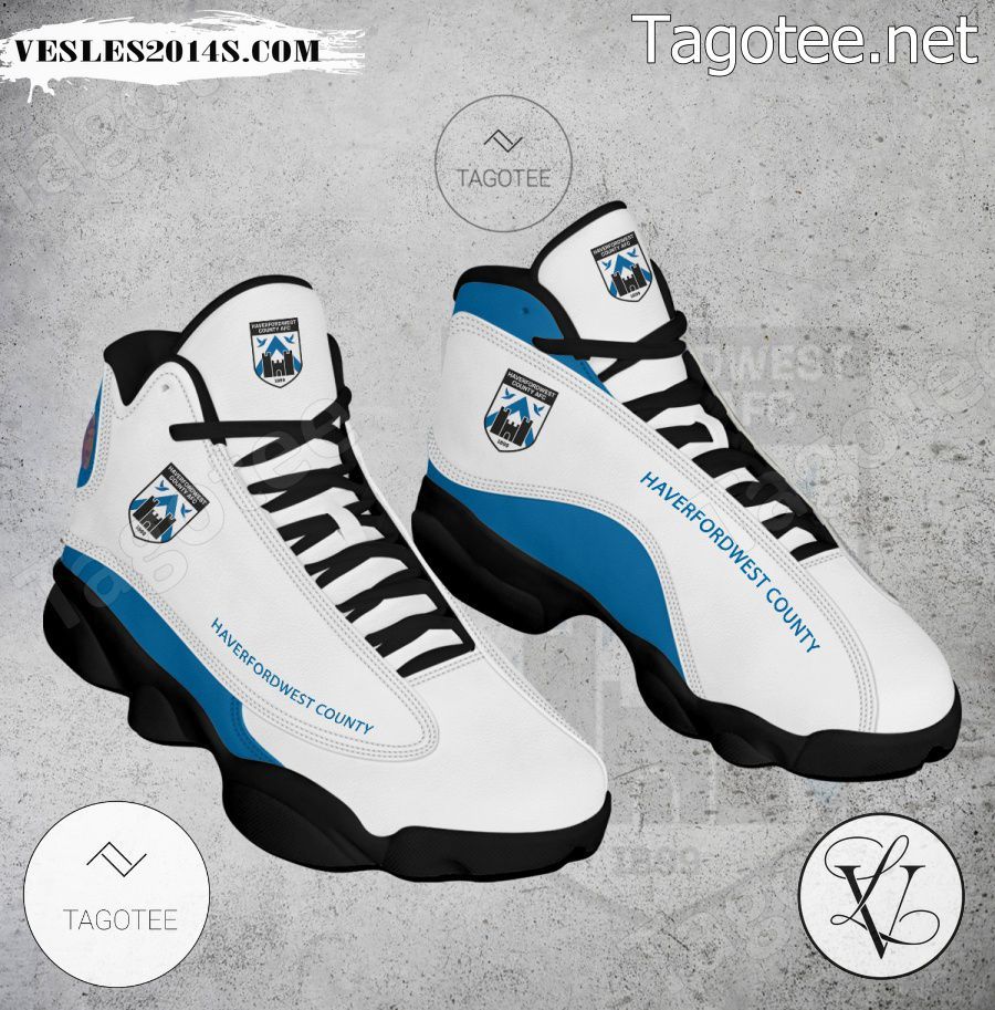 Haverfordwest County Logo Air Jordan 13 Shoes - EmonShop-a