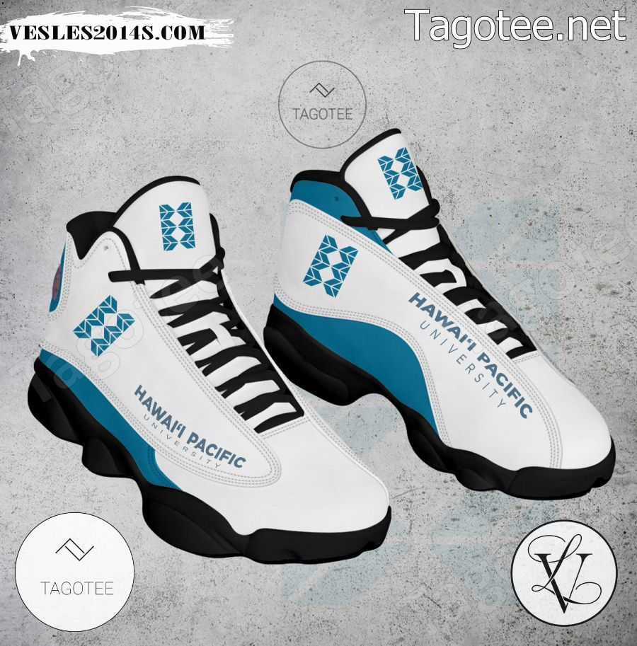 Hawaii Pacific University Logo Air Jordan 13 Shoes - EmonShop-a
