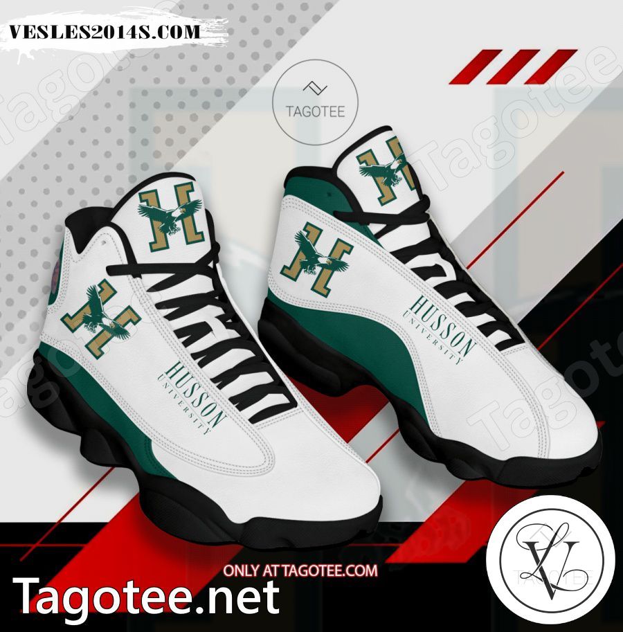 Husson-University Logo Air Jordan 13 Shoes - BiShop a