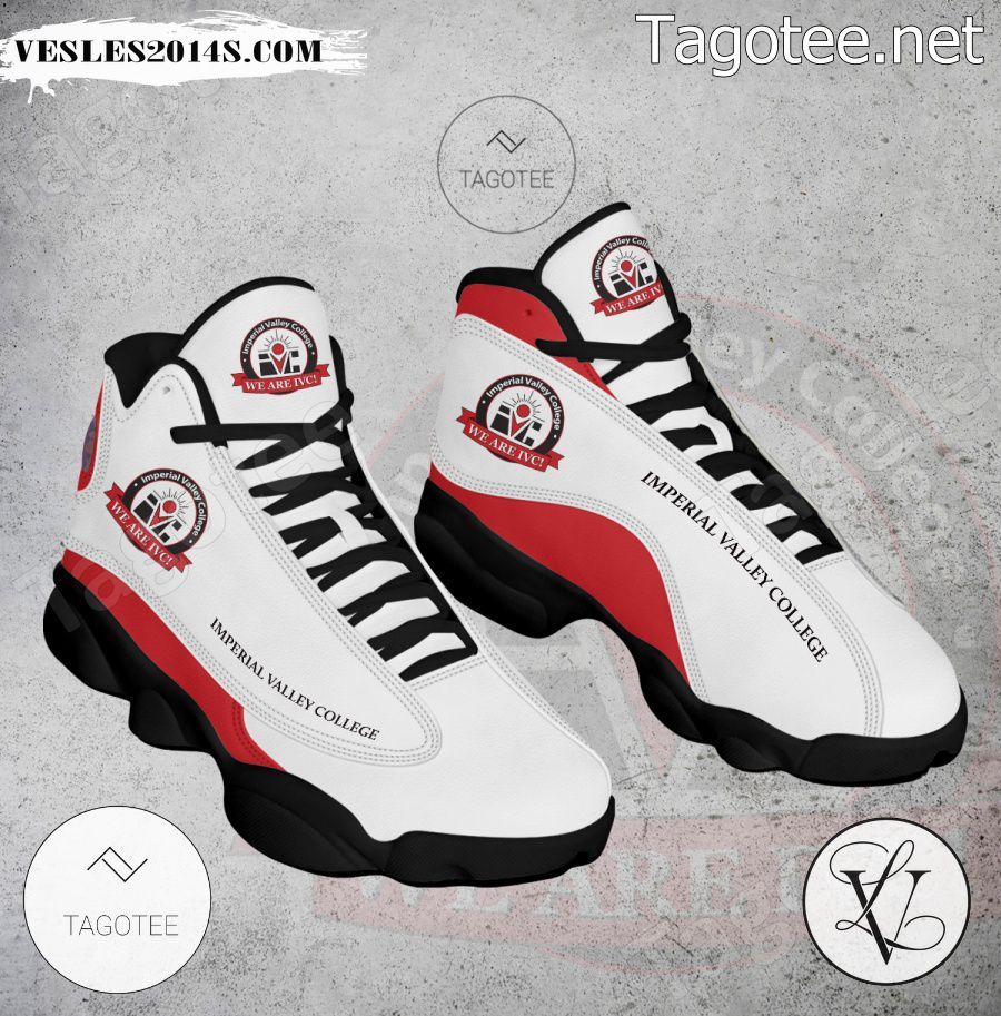 Imperial Valley College Logo Air Jordan 13 Shoes - EmonShop-a