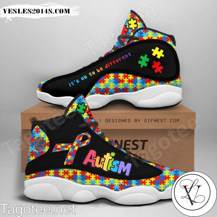It's Ok To Be Different Autism Air Jordan 13 Shoes