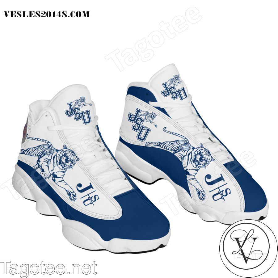 Jackson State Tigers Air Jordan 13 Shoes-a