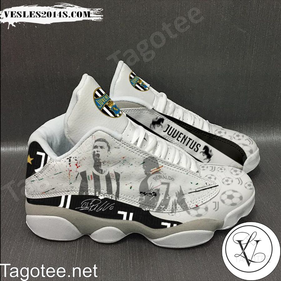 Juventus Cristiano Ronaldo White Air Jordan 13 Shoes Juventus Cristiano Ronaldo White Air Jordan 13 Shoes