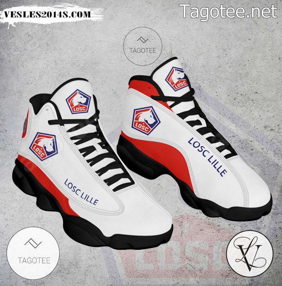 LOSC Lille Logo Air Jordan 13 Shoes - BiShop-a