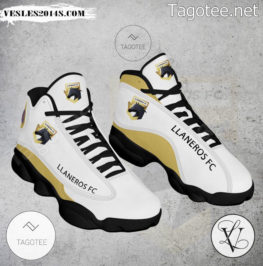 Llaneros FC Logo Air Jordan 13 Shoes - EmonShop-a