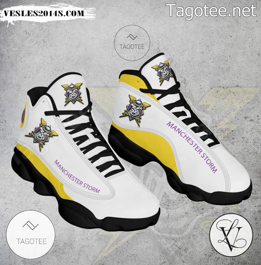 Manchester Storm Club Air Jordan 13 Shoes - BiShop-a
