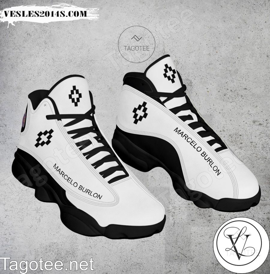 Marcelo Burlon Logo Air Jordan 13 Shoes - EmonShop-a