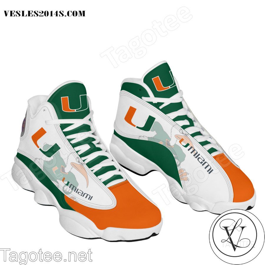 Miami Hurricanes Air Jordan 13 Shoes-a