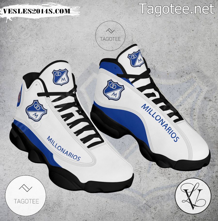 Millonarios Logo Air Jordan 13 Shoes - EmonShop-a