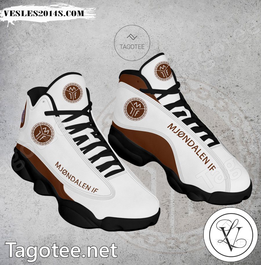 Mjondalen IF Logo Air Jordan 13 Shoes - EmonShop-a